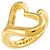 Autre Marque Anello a fascia cuore Tiffany & Co. in oro giallo 18K - vista 5
