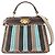 Borsa 2-Way Fendi Peekaboo ISeeU Petite Marrone Blu Beige