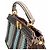 Borsa 2-Way Fendi Peekaboo ISeeU Petite Marrone Blu Beige - vista 6