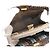 Borsa 2-Way Fendi Peekaboo ISeeU Petite Marrone Blu Beige - vista 7