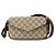 Bolso de hombro Gucci Ophidia Castaño Beige