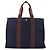 Hermès Borsa Tote Hermes Fourre Tout GM Marrone Blu navy