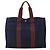 Hermès Borsa Tote Hermes Fourre Tout GM Marrone Blu navy - vista 2