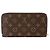 Cartera Zippy Monogram Louis Vuitton, Fuchsia Fucsia Monograma - vista 3