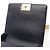 Borsa a tracolla Chanel Boy North-South Border D'oro Blu navy - vista 11