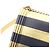 Borsa a tracolla Chanel Boy North-South Border D'oro Blu navy - vista 12