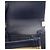 Borsa a tracolla Chanel Boy North-South Border D'oro Blu navy - vista 14