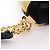 Borsa a tracolla Chanel Boy North-South Border D'oro Blu navy - vista 9
