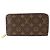 Louis Vuitton Monogram Zippy Wallet Fuschia