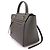 Céline Borsa a mano Celine in pelle grigia Marrone - vista 4