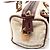 Fendi Zucca Tote Bag Leder und Stoff Braun Beige Weiß - Ansicht 12