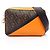 Zucca Fendi Diagonal Camera Case Marrone Arancione