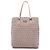Fendi Zucchino Canvas Tote in Rosa Pink
