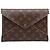 Louis Vuitton Brown Monogram Pochette Kirigami GM Castaño