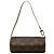 Louis Vuitton Brown Monogram Papillon Pochette Castaño