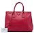Prada Galleria Double Zip Tote Large aus Saffiano Leder in Rot - Ansicht 7