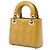 Autre Marque Dior Yellow Mini Patent Cannage Lady Dior Giallo Senape - vista 2