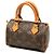 Louis Vuitton Brown Monogram Nano Speedy Dating Marrone - vista 2