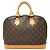 Louis Vuitton Brown Monogram Alma PM Castaño