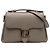 Borsa Satchel Gucci Small in pelle Dollar Calf marrone con G intrecciate Taupe