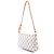 Louis Vuitton White Damier Azur Pochette Accessoires Bianco - vista 2