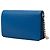 Portafoglio con catena Prada Blue Saffiano Lux Monochrome - vista 2