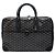 Goyard Black Goyardine Ambassade MM Preto
