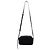 Gucci Mini Borsa a Tracolla Monocromatica in Pelle Matelassé GG Marmont Nera Nero - vista 2