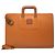 Borsa business Burberry in pelle marrone - vista 7