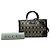 Bamboo Gucci Medium Satchel aus bedrucktem Kalbsleder in Schwarz mit Bambusgriff - Ansicht 7