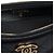 Chanel Black CC Quilted Calfskin Double Zip Clutch mit Kette Schwarz - Ansicht 5