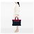 Chanel Blue Large Bicolor Quilted Nylon and Lambskin Coco Cocoon Flat Tote Blu navy - vista 5