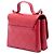 Chanel Red Small Quilted Calfskin Double Pocket Top Handle Flap Roja - vista 2