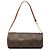 Louis Vuitton Brown Monogram Papillon Pochette Marrom