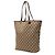 Borsa Tote Gucci in tela GG beige - vista 2