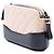 Clutch Gabrielle Double Zip con Catena in Vitello Invecchiato Bicolore Beige Chanel - vista 2