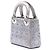 Autre Marque Mini Lady Dior in raso grigio con motivo Cannage e cristalli Marrone - vista 2