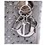 Autre Marque Mini Lady Dior in raso grigio con motivo Cannage e cristalli Marrone - vista 5
