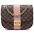 Louis Vuitton Brown Damier Ebene Cuir Taurillon Wight Castaño