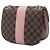 Louis Vuitton Brown Damier Ebene Cuir Taurillon Wight Castaño - vista 2