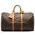 Louis Vuitton Brown Monogram Keepall 50 Castaño