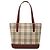 Burberry Beige House Check Canvas Tote