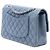 Chanel Blue Medium Classic Lambskin Double Flap Blau - Ansicht 2