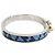 Pulsera Hermès Mini Clic H Chaine D Ancre en esmalte azul PM - vista 5