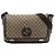 Borsa a tracolla Gucci Beige GG Supreme Interlocking G