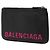 Balenciaga Pochette Ville Logo in pelle nera M Nero - vista 2