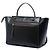 Céline Celine Mini Bolso Cinturón de Piel de Ternera Lisa Negra Negro - vista 2