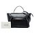 Céline Celine Mini Bolso Cinturón de Piel de Ternera Lisa Negra Negro - vista 7