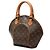 Louis Vuitton Brown Monogram Ellipse PM Marrom - vista 2