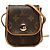 Louis Vuitton Brown Monogram Pochette Cancun Braun